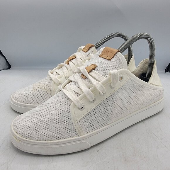 Olukai Pehuea Li Womens Size 7 White Mesh Casual Sneakers Shoes 20379-4R4R - Picture 4 of 13